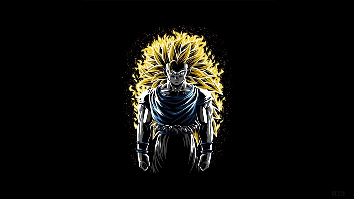 Super Saiyan 3 Goku from Dragon Ball Z 4K