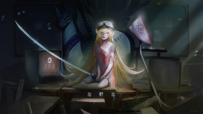 Oshino Shinobu from Monogatari Series 4K