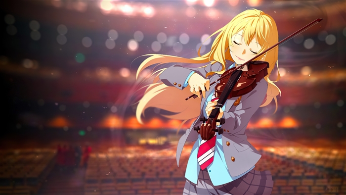 Kaori Miyazono playing violin in concert 4K