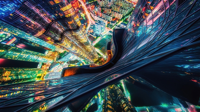 Skyscrapers in Busan, South Korea 4K