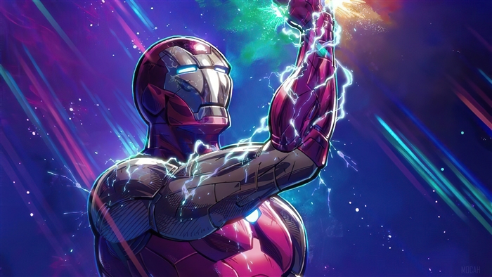 Iron Man with Infinity Gauntlet 4K
