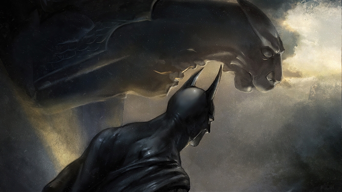 Batman Among The Gargoyles
