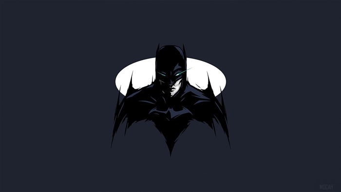 Batman from DC Comics Minimalist Art 4K