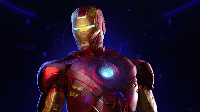 Iron Man in Holographic 4K