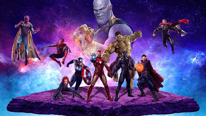 Avengers Assemble with Thanos 4K
