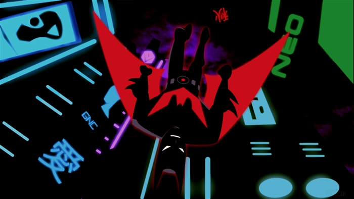 Batman from Batman Beyond Falling 4K