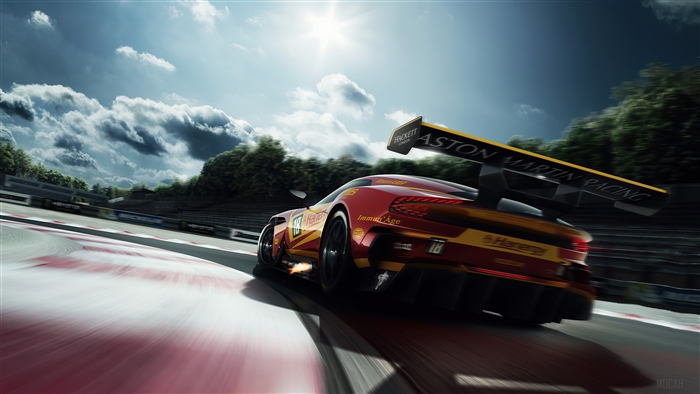 Aston Martin Vulcan Racing Car on Track 4K