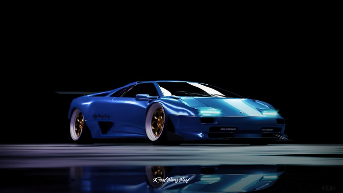 Custom Widebody Lamborghini Diablo 4K