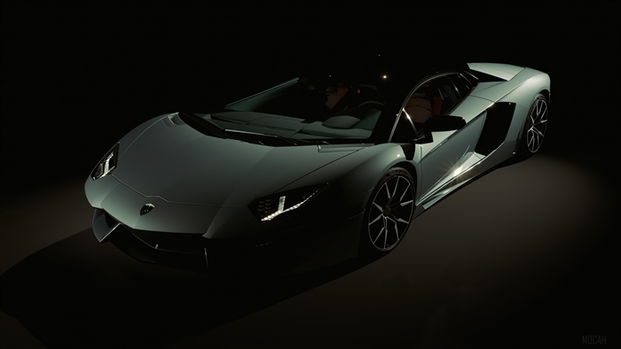 Lamborghini Aventador Roadster in 4K