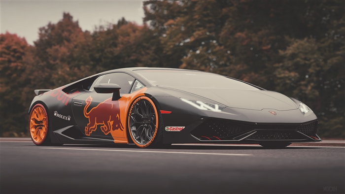 Red Bull Lamborghini Huracan 4K