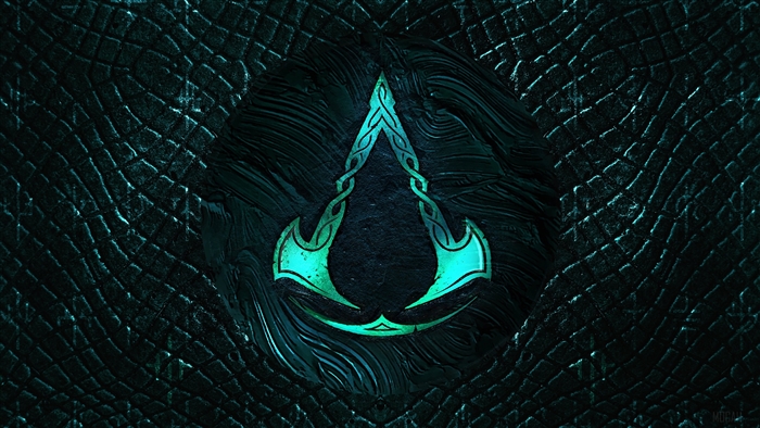 Assassin's Creed Valhalla Logo 4K