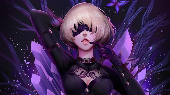 2B from Nier Automata 4K