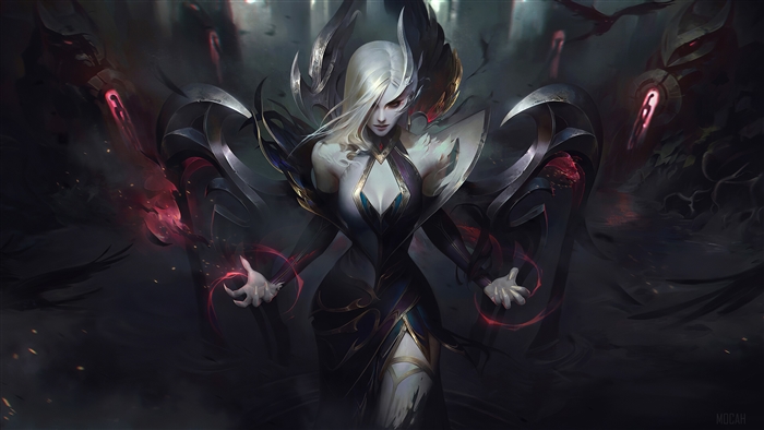 Coven Morgana from League of Legends 4K