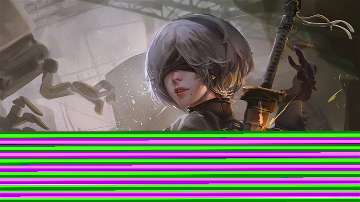 2B from Nier Automata 4K