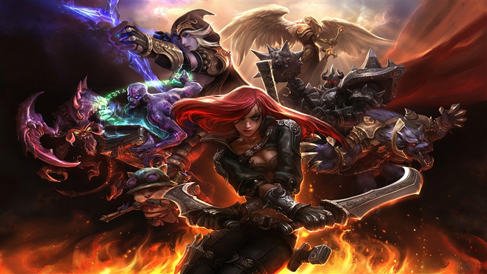 League of Legends Characters Banner 4K