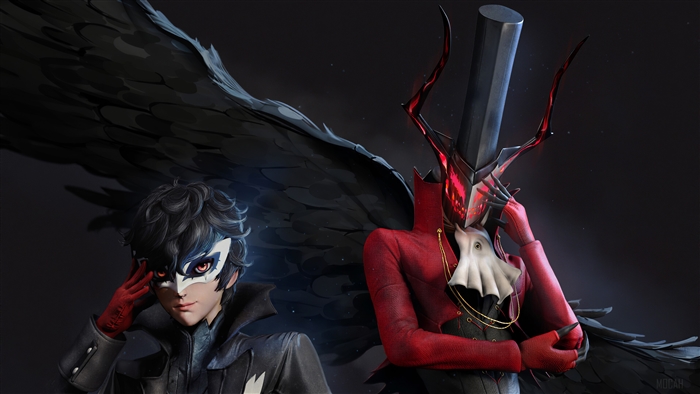 Joker And Arsene From Persona 5