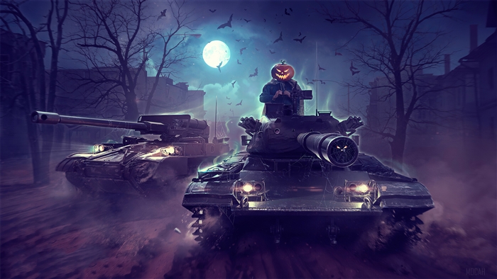 World of Tanks Halloween tanks 4K