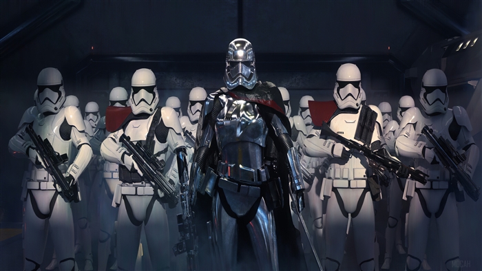 Captain Phasma and First Order Stormtroopers 4K