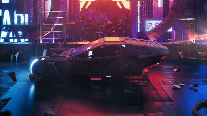 Blade Runner 2049 Sci-fi Car 4K