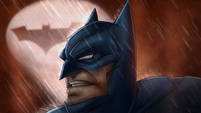 Batman in the Rain 4K