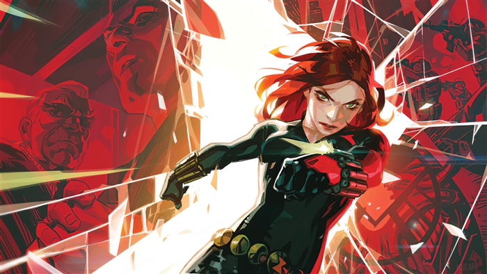 Black Widow Comic Art