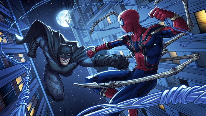 Batman vs. Spider-Man 4K