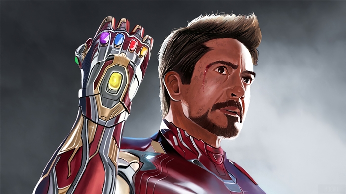 Iron Man with Infinity Gauntlet 4K