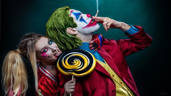 Harley Quinn And Joker Cosplay