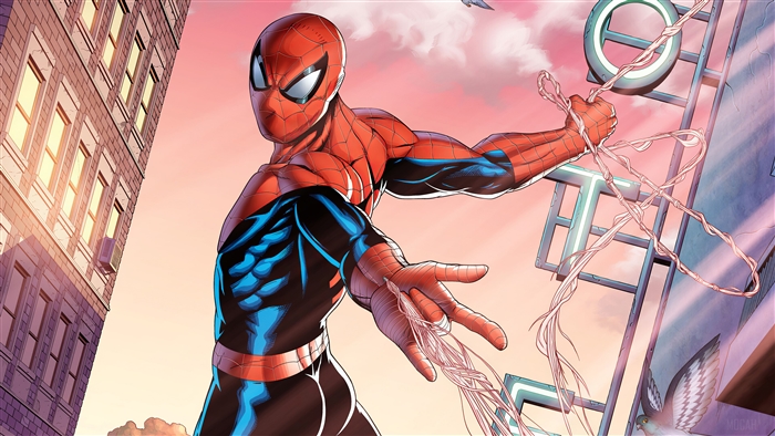 Spider-Man Comic Art 4K