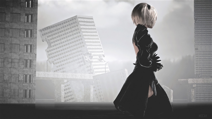 2B from Nier Automata in 4K