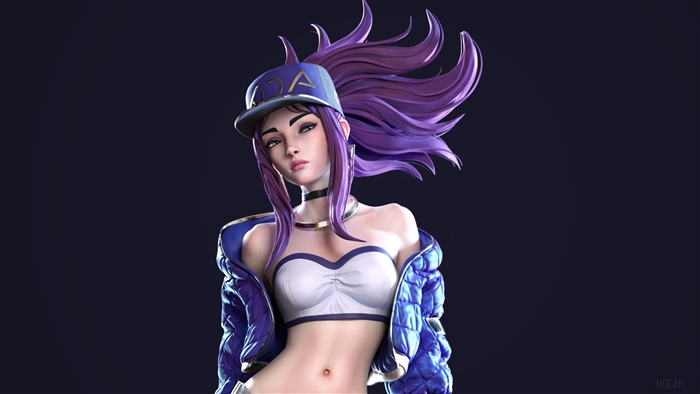 Akali from K/DA in 4K