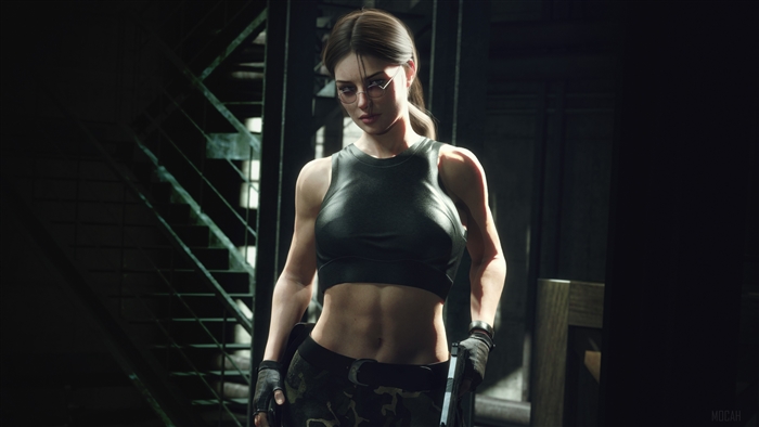 Lara Croft from Tomb Raider 4K