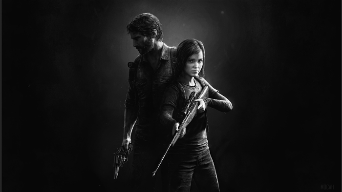 Joel and Ellie from The Last of Us Remastered 4K
