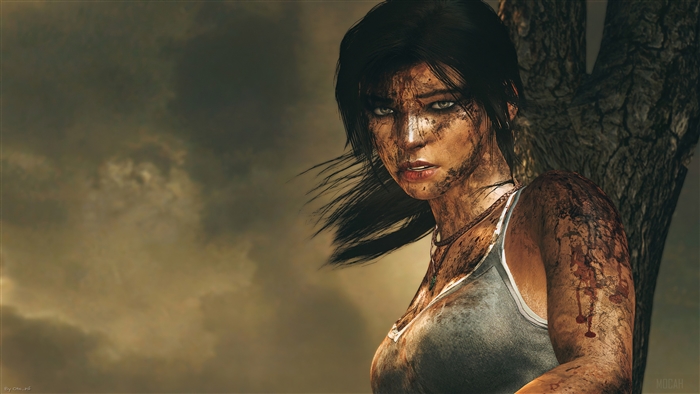 Lara Croft from Tomb Raider 4K
