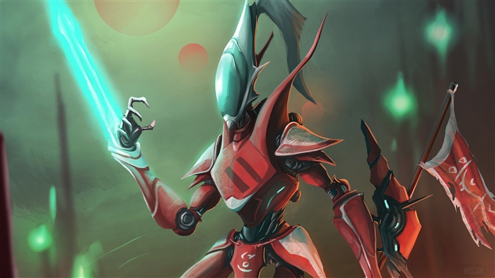 Eldar Knight from Warhammer 40k 4K