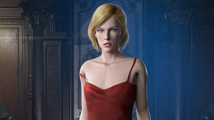 Alice from Resident Evil 3 Art 4K