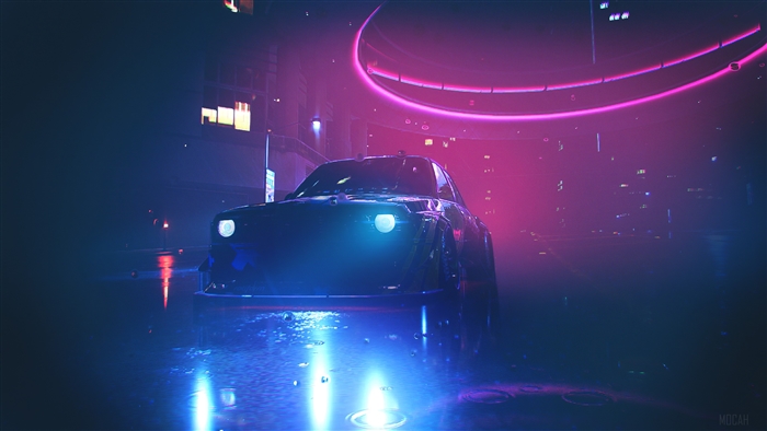 BMW M3 from NFS Heat with neon lights