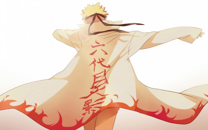 Naruto Uzumaki in Hokage Robes
