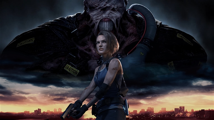 Jill Valentine and Nemesis from Resident Evil 3 4K