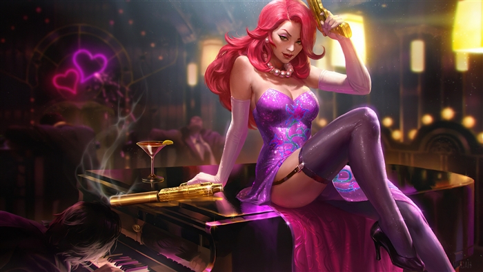 Secret Agent Miss Fortune from League of Legends 4K