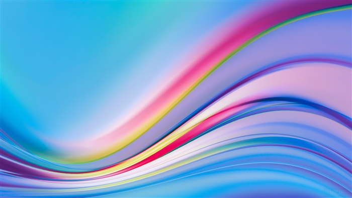Abstract Light Waves 4K