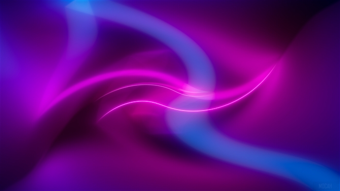 Abstract Neon Light Flare 4K