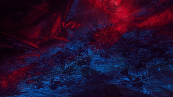 Blue Red Splash 4K