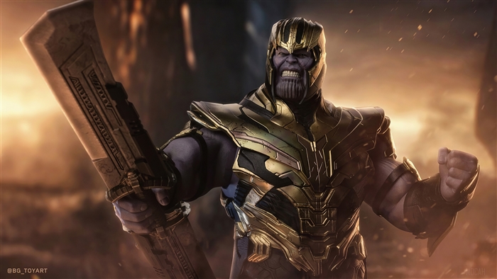 Thanos from Marvel Artwork 4K