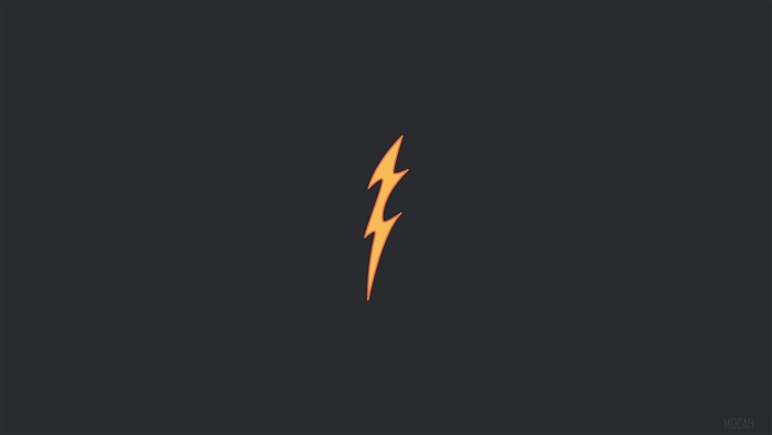 Flash Logo Minimal Art