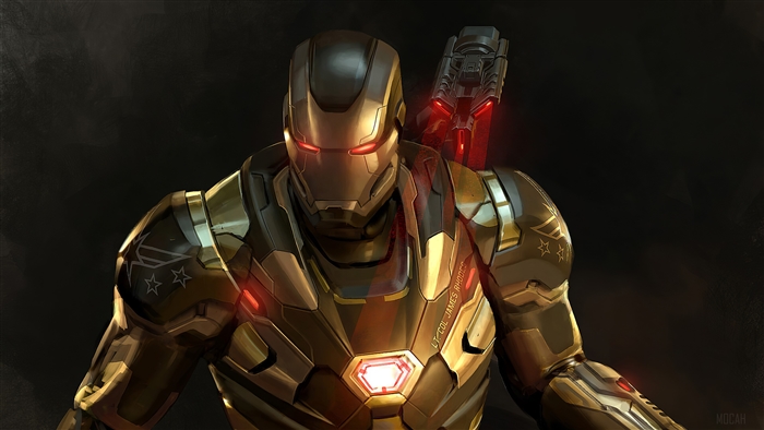 War Machine from Marvel Comics 4K