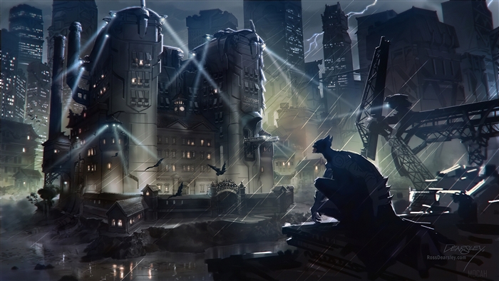 Batman in Gotham City 4K
