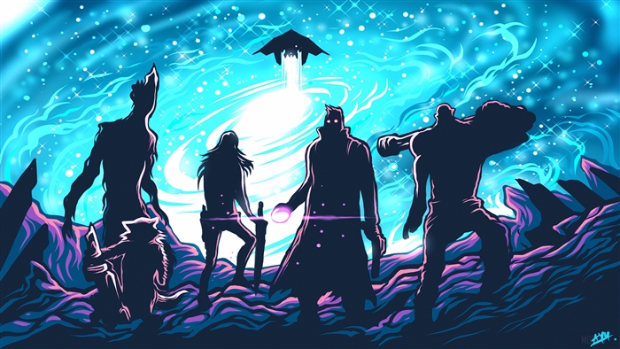 Guardians of the Galaxy Comic Art 4K
