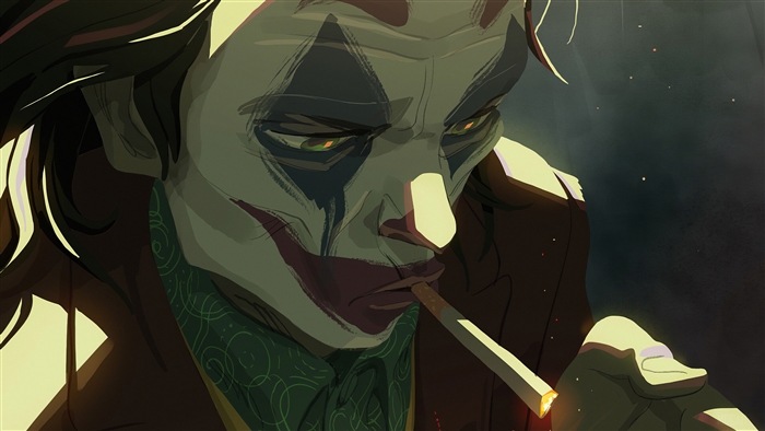 Joker smoking 4K art