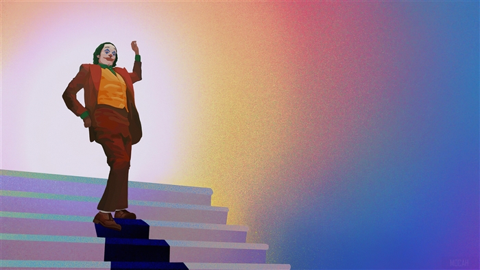 Joker dancing on stairs 4K